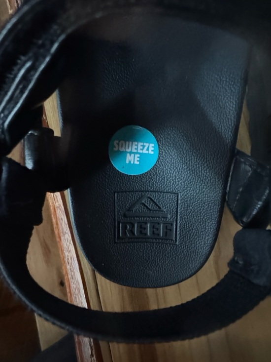 Reef Cushion Rem Hi black sandals Size 7.5 - Picture 14 of 14